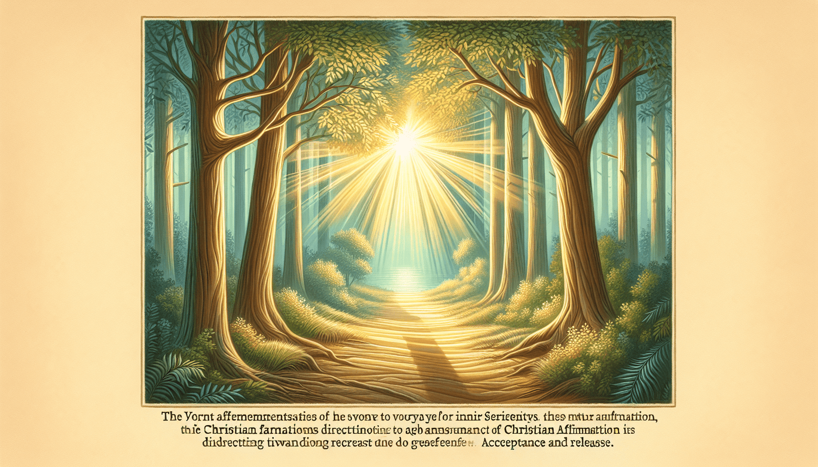 How Can Christian Affirmations For Acceptance Help You Find Peace Through Letting Go?