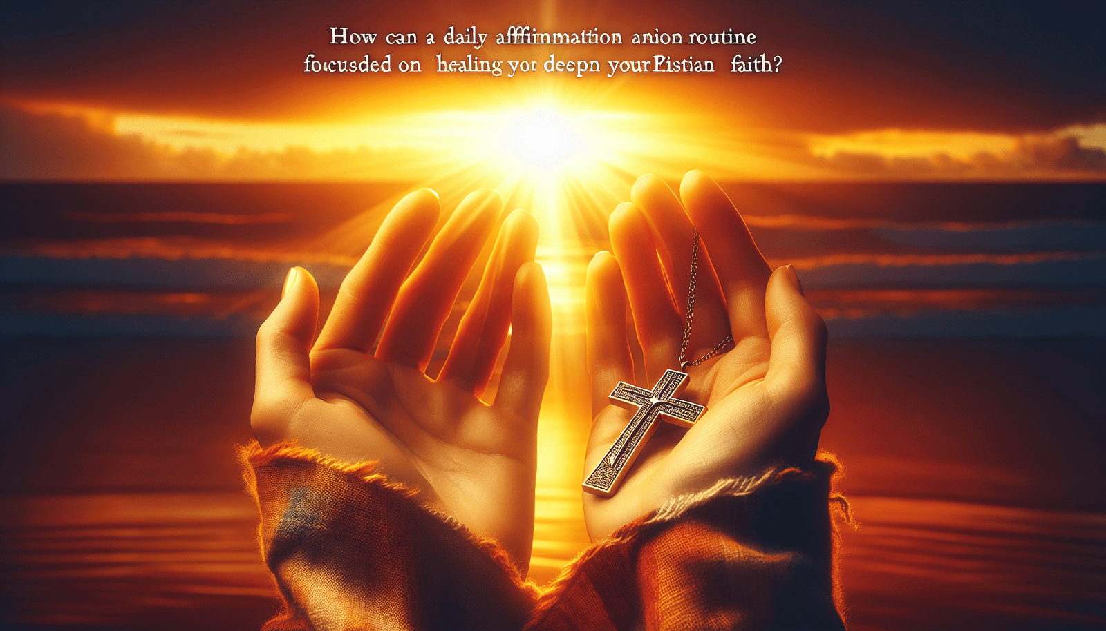 How Can A Daily Affirmation Routine Focused On Healing Deepen Your Christian Faith?